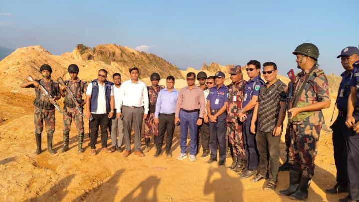 শাহ আরেফিন টিলা থেকে পাথর উত্তোলন বন্ধ করা হবে